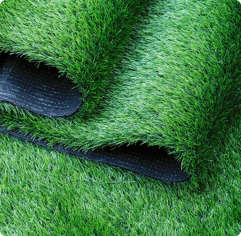 a roll of artificial turf