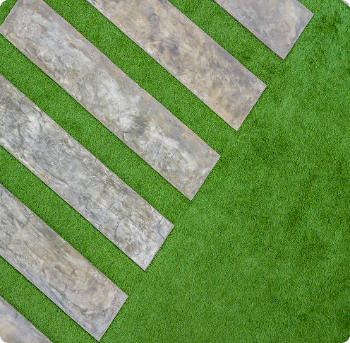 synthetic turf strips