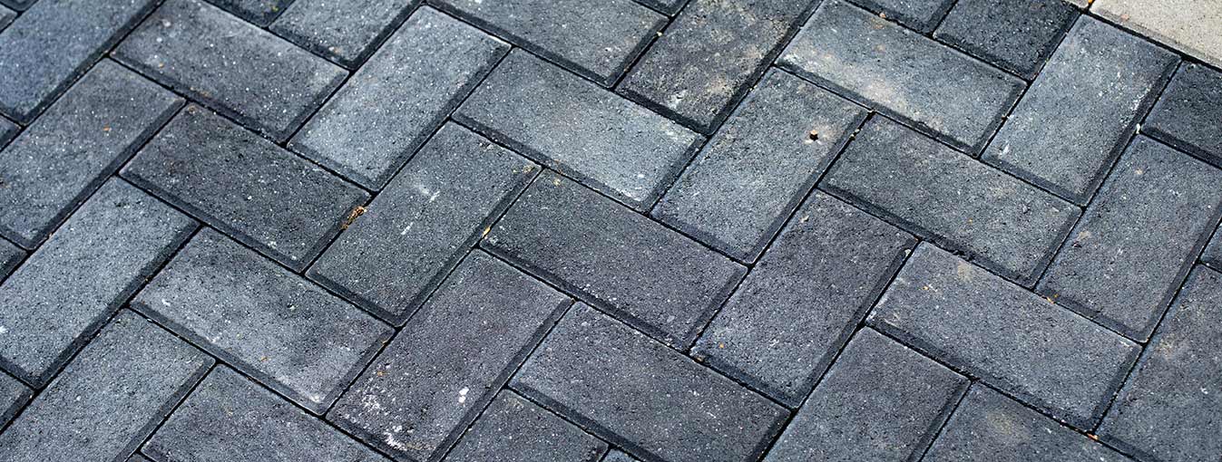 grey concrete pavers